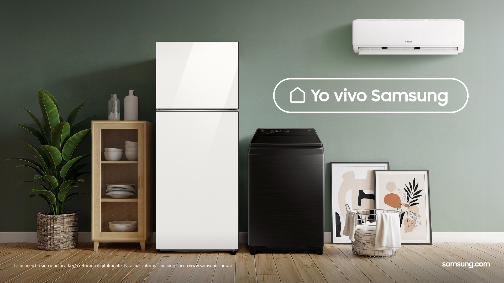 Electrodomésticos Samsung Bespoke AI: heladera y lavarropas inteligentes lanzados en Argentina en 2025