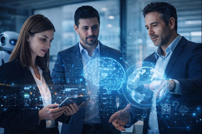 Ejecutivos analizan tendencias tecnológicas e inteligencia artificial aplicadas a la competitividad empresarial en 2026