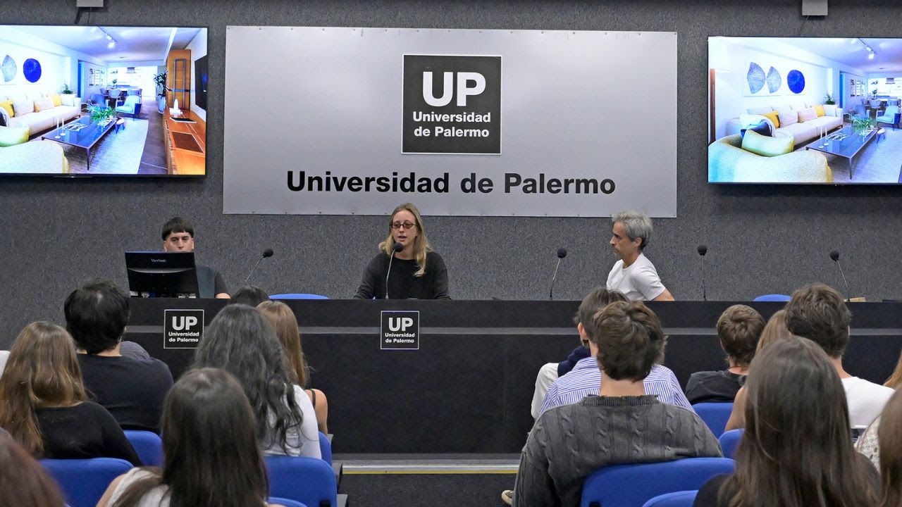 Conferencia en la Universidad de Palermo sobre innovación en diseño con la participación de estudiantes y profesionales del sector