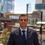 Leandro Petersen, ejecutivo especializado en marketing y negocios deportivos, durante una actividad profesional