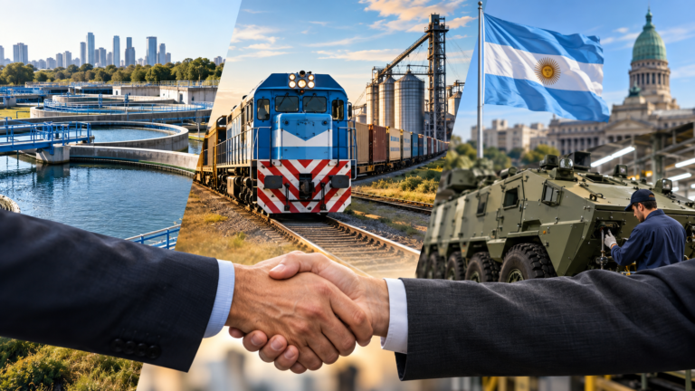 Infraestructura, transporte y activos estratégicos de Argentina que buscan atraer inversiones privadas