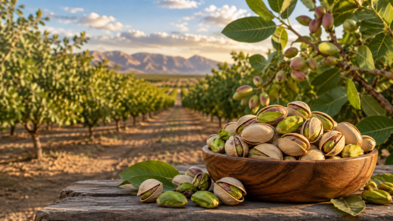 Plantación de pistachos en Argentina, un cultivo que crece y atrae nuevas inversiones agroindustriales