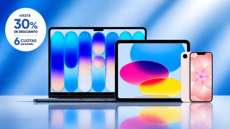 Productos Apple con hasta 30% de descuento y 6 cuotas sin interés en Maximstore