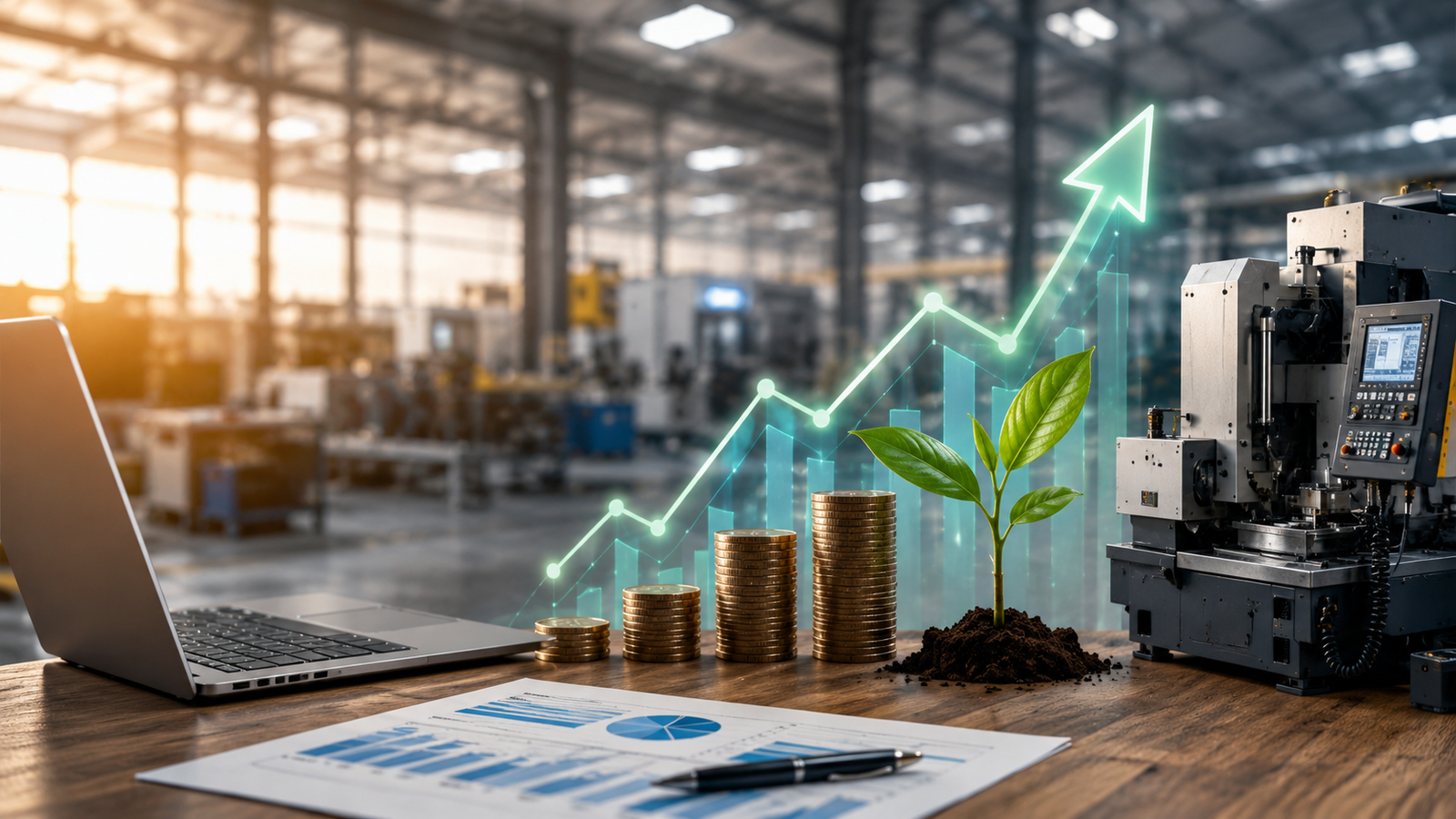 Inversiones productivas de MiPyMEs con maquinaria, crecimiento y beneficios fiscales