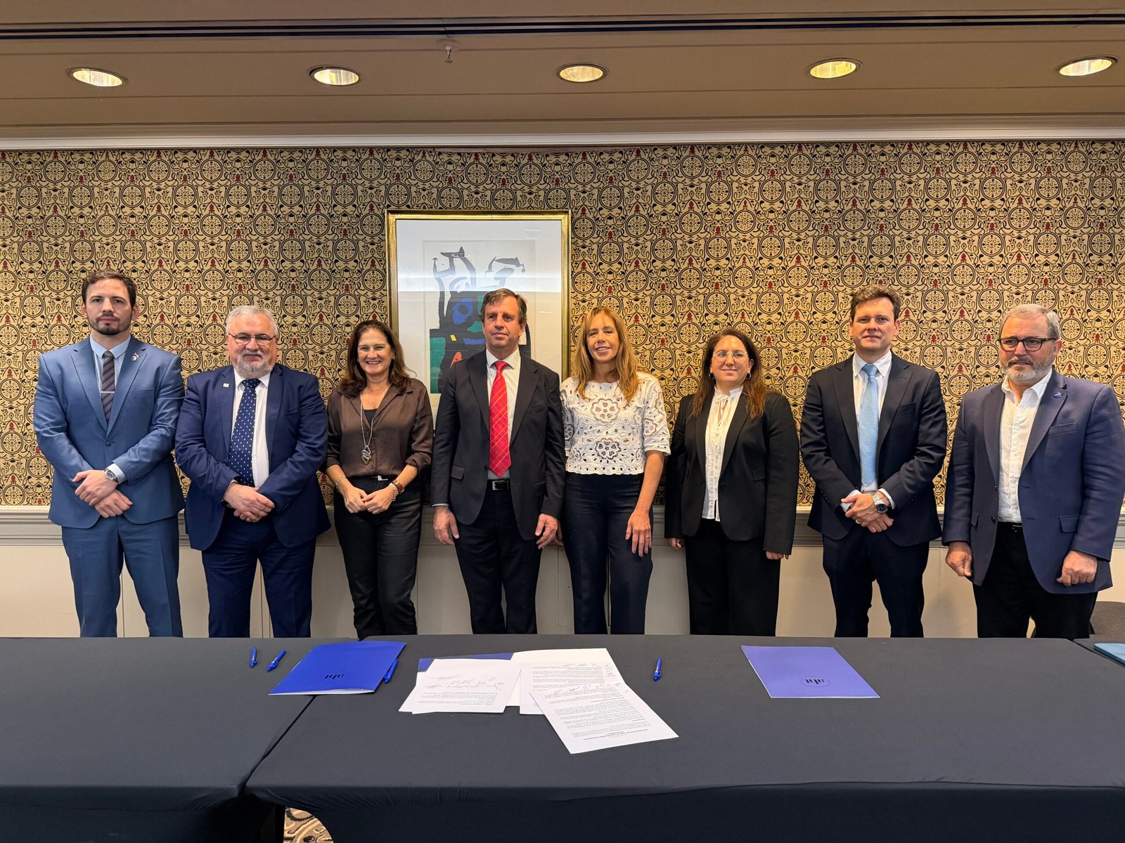 Representantes de asociaciones hoteleras de Latinoamérica durante la conformación del nuevo Foro regional