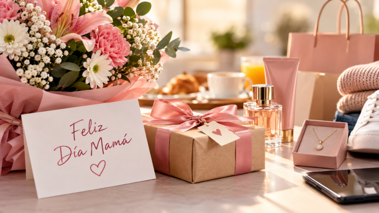 Regalos para el Día de la Madre 2026, con flores, perfumes, ropa, accesorios y productos de tecnología, en una fecha en la que se proyecta un gasto promedio de $55.800 por regalo
